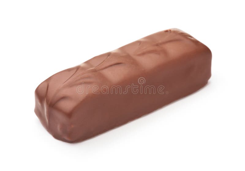Unwrapped chocolate bar royalty free stock photo