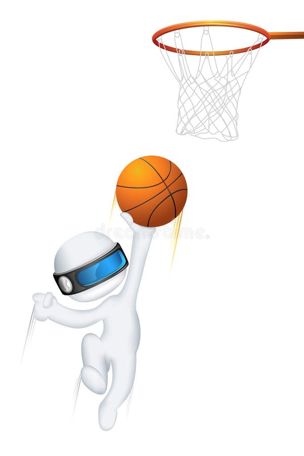 uomo 3d nel vettore che gioca pallacanestro royalty illustrazione gratis uomo 3d nel vettore che gioca pallacanestro royalty illustrazione gratis