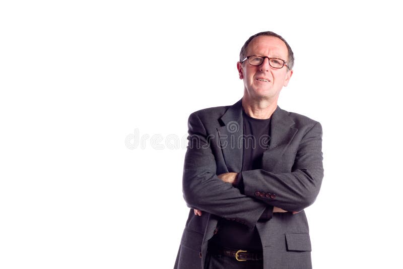 Uomo d'affari maturo fotografia stock libera da diritti Uomo d'affari maturo fotografia stock libera da diritti