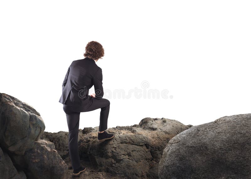 Uomo d'affari rilassato che pensa al futuro fotografia stock libera da diritti Uomo d'affari rilassato che pensa al futuro fotografia stock libera da diritti
