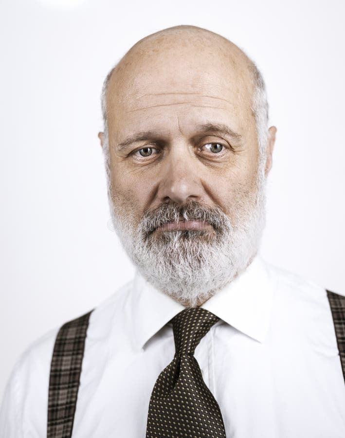 Uomo senior deludente su fondo bianco fotografia stock libera da diritti Uomo senior deludente su fondo bianco fotografia stock libera da diritti