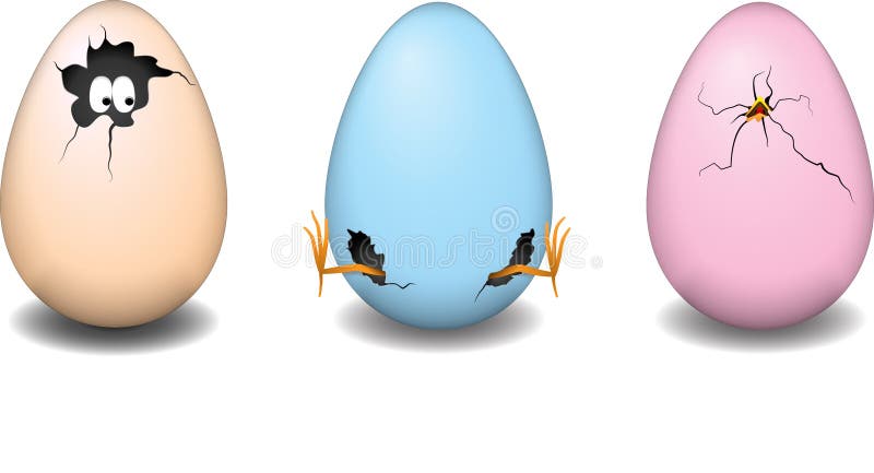 Uova di Pasqua illustrazione di stock