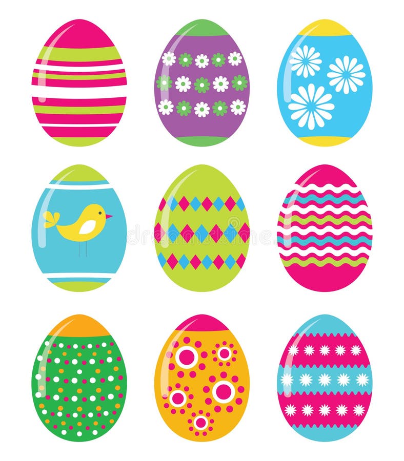 Uova di Pasqua illustrazione di stock