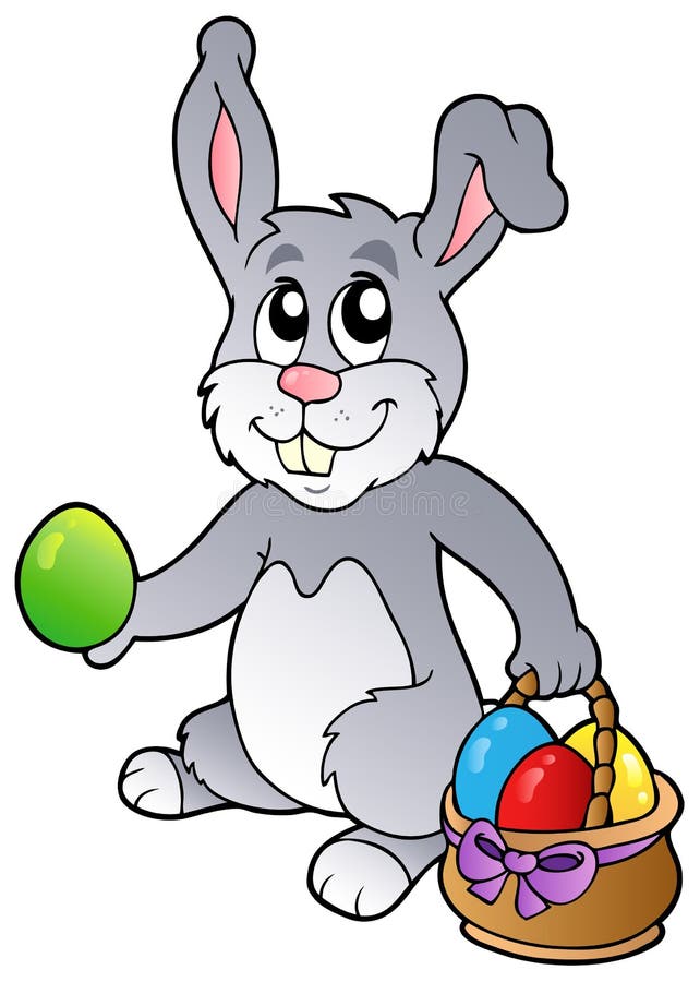 Uova di Pasqua E del coniglietto illustrazione vettoriale Uova di Pasqua E del coniglietto illustrazione vettoriale