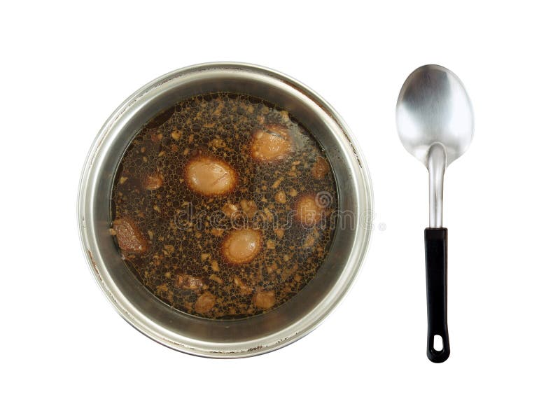 chinese food seasoning with spices and eggs are main ingredient &#x28;Thai called kai pa lo&#x29;, close-up top view. chinese food seasoning with spices and eggs are main ingredient &#x28;Thai called kai pa lo&#x29;, close-up top view
