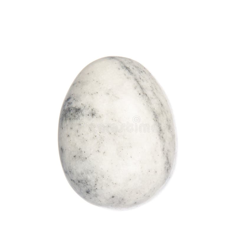 Uovo di pietra dell'onyx su bianco immagine stock Uovo di pietra dell'onyx su bianco immagine stock