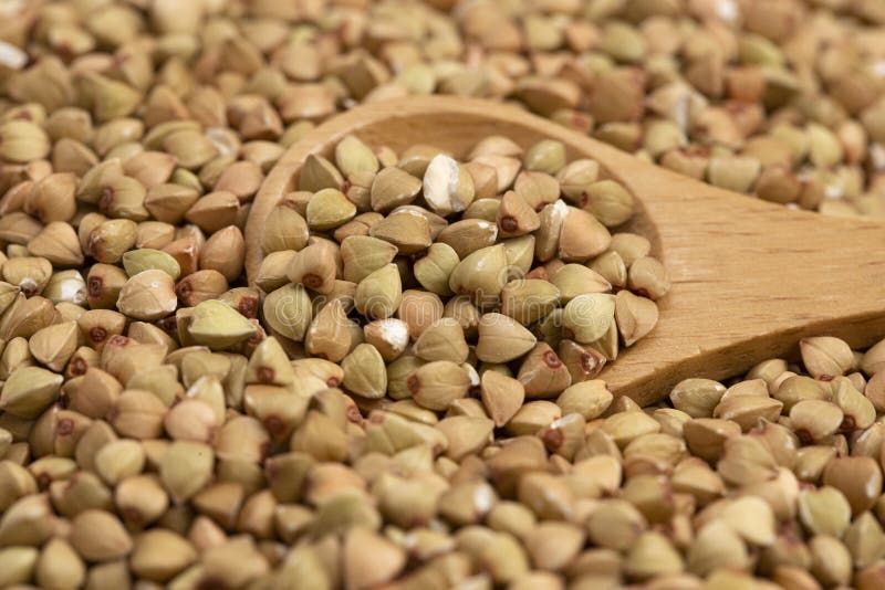 Up Close Background of Buckwheat Grain stock photos