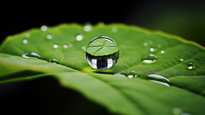 Up reflection macro background close vector illustration