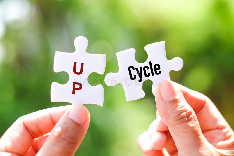 Upcycle Reuse - discarded objects or material in such a way as to create a product of higher quality or value than the original