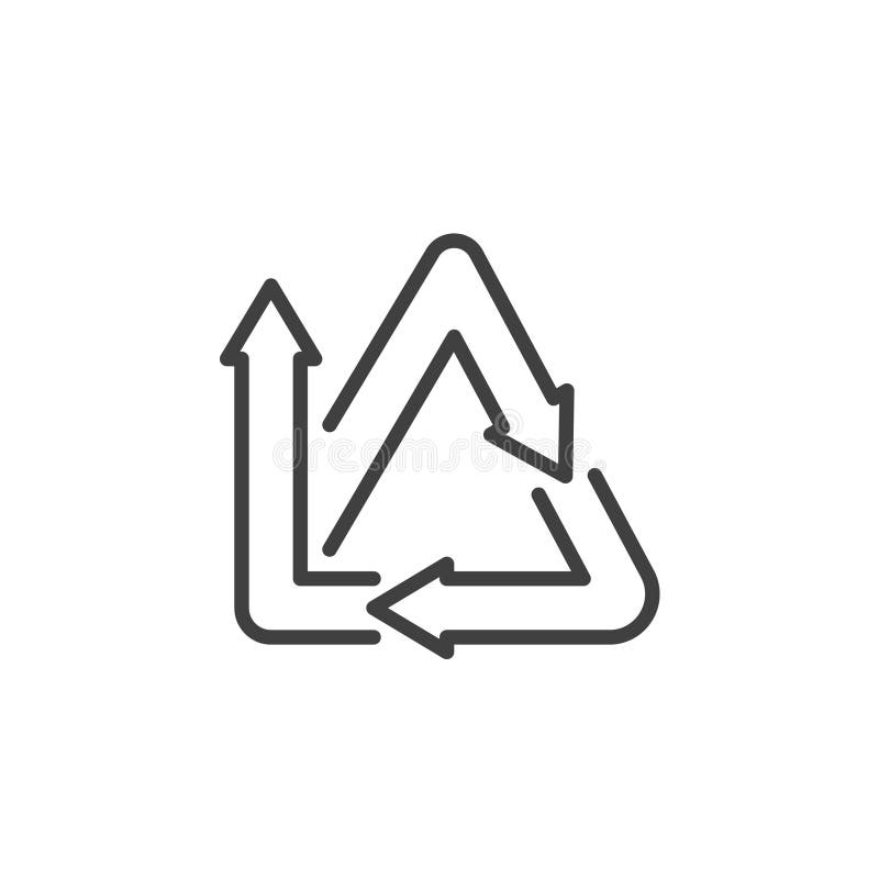 Upcycling Project line icon vector illustration