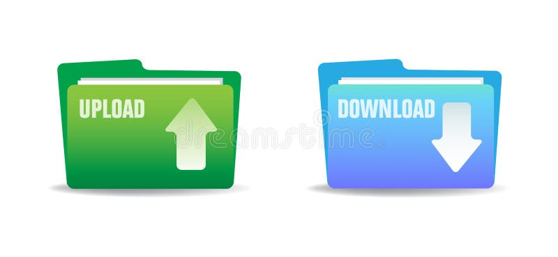 Upload and download folders