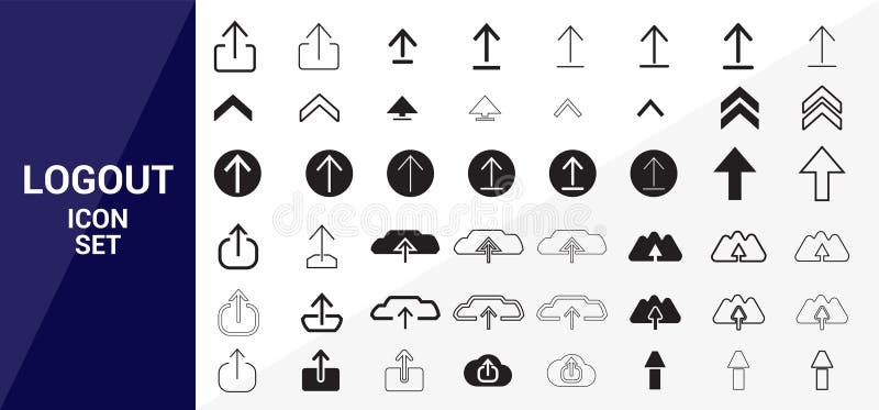 Upload icon design for ui and app vector illustration
