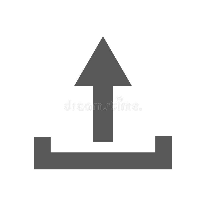 Upload icon vector simple vector illustration