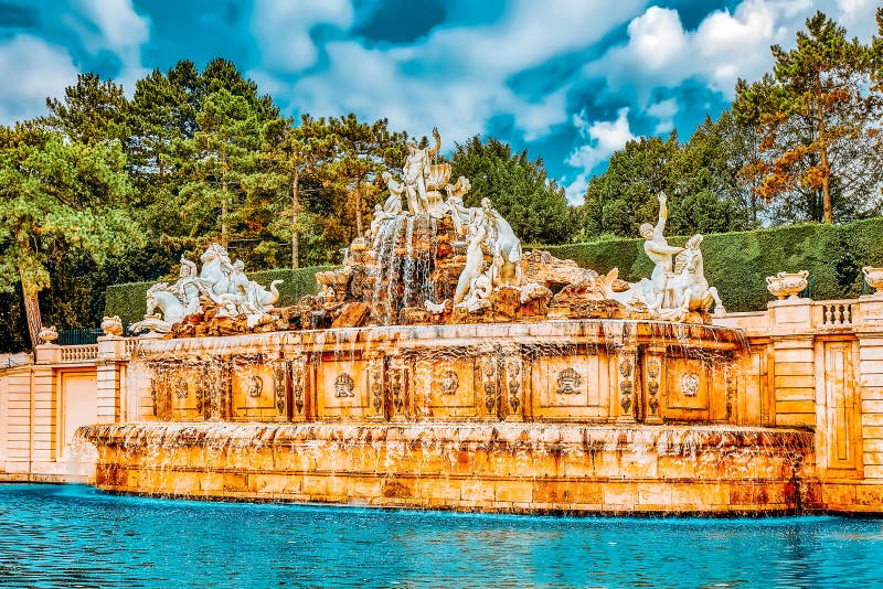 Upper Belvedere. Main Palace Complex Belvedere.Vienna. Austria Stock