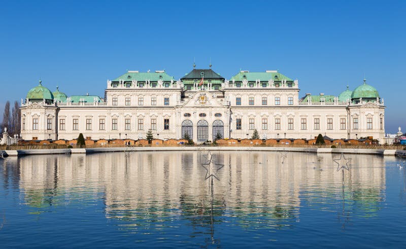 Upper Belvedere Palace, Vienna, Austria stock images Upper Belvedere Palace, Vienna, Austria stock images