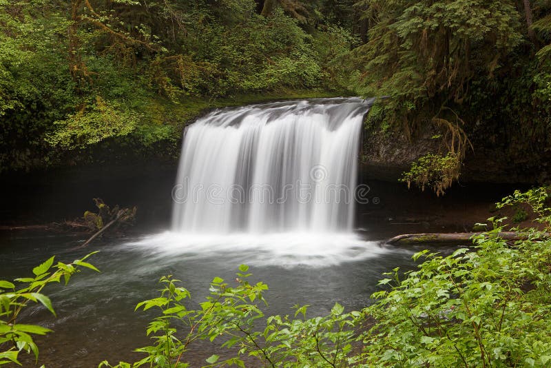 Upper Butte Creek Falls Oregon 3 Stock Image Image of oregon, town