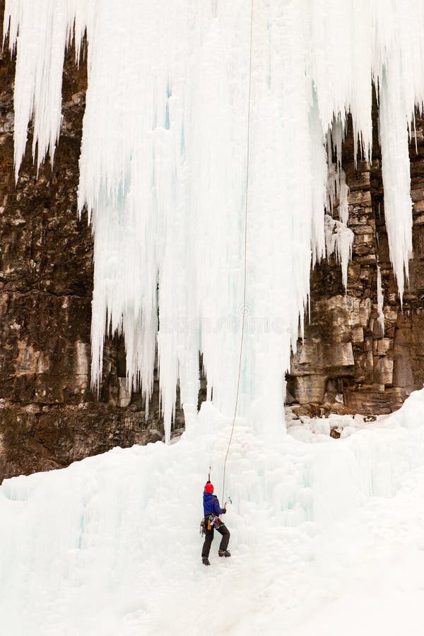 Upper Johnson Falls Ice Climber