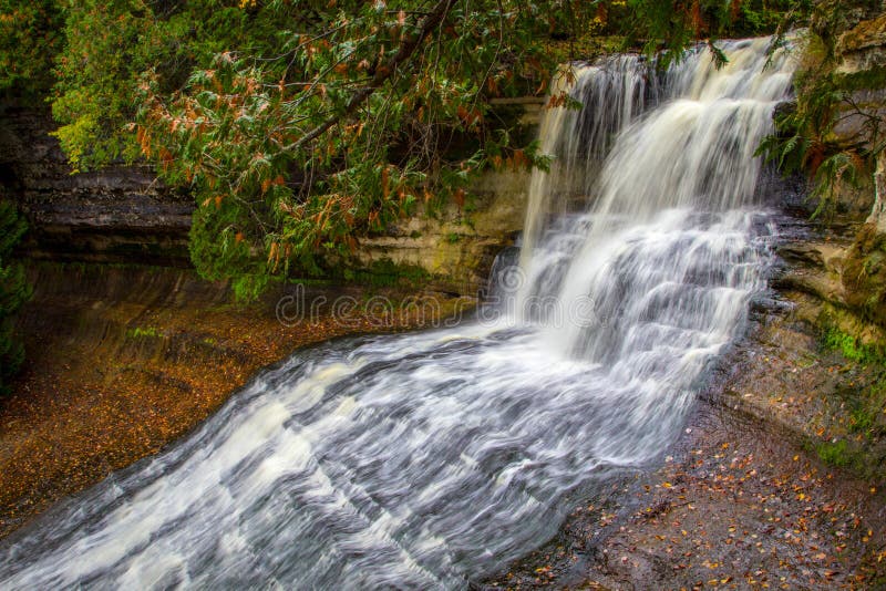 Upper Peninsula Michigan Waterfall Landscapes