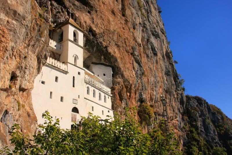 Upperkyrka av den Ostrog kloster, Montenegro
