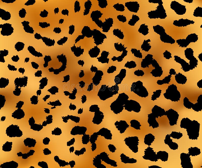 Upprepa för leopardmodelltextur som är sömlöst vektor illustrationer Upprepa för leopardmodelltextur som är sömlöst vektor illustrationer