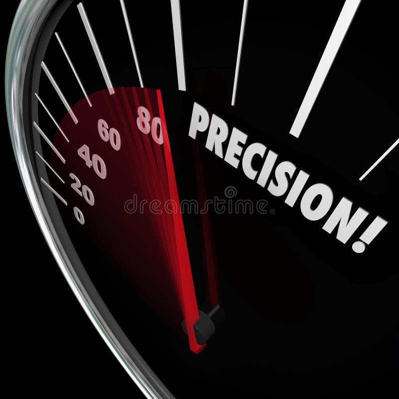 Uppsätta som mål för syfte för exakthet för precisionordhastighetsmätare perfekt