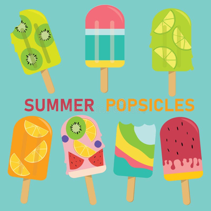 Uppsättning av den pastellfärgade isglassen för vektor, fruktisglass, glass, royaltyfri illustrationer Uppsättning av den pastellfärgade isglassen för vektor, fruktisglass, glass, royaltyfri illustrationer