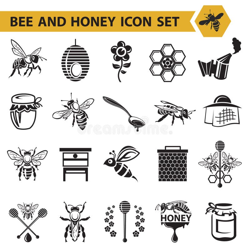 Uppsättning av Honey Icons