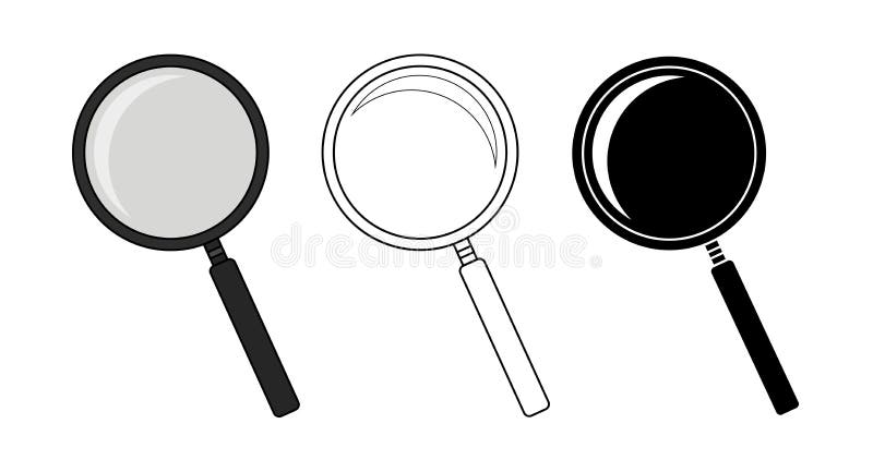 Uppsättning för brevpapperhandstilhjälpmedel färg silhouette vektor illustrationer Uppsättning för brevpapperhandstilhjälpmedel färg silhouette vektor illustrationer