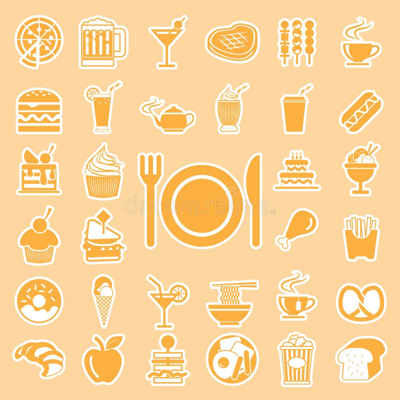 vector ,menu ,food ,and ,drink, icons, set. vector ,menu ,food ,and ,drink, icons, set