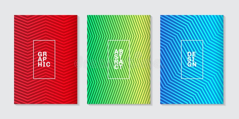 Uppsättningen av minsta räkningar för bakgrund planlägger den abstrakta kalla rastrerade lutninglinjen modell Framtida geometrisk vektor illustrationer