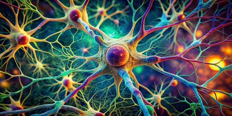 Upptäck det humana Olfabrik Nerve En detaljerad mikroskopisk undersökning av sensoriska receptorer och Neuronala banor vektor illustrationer