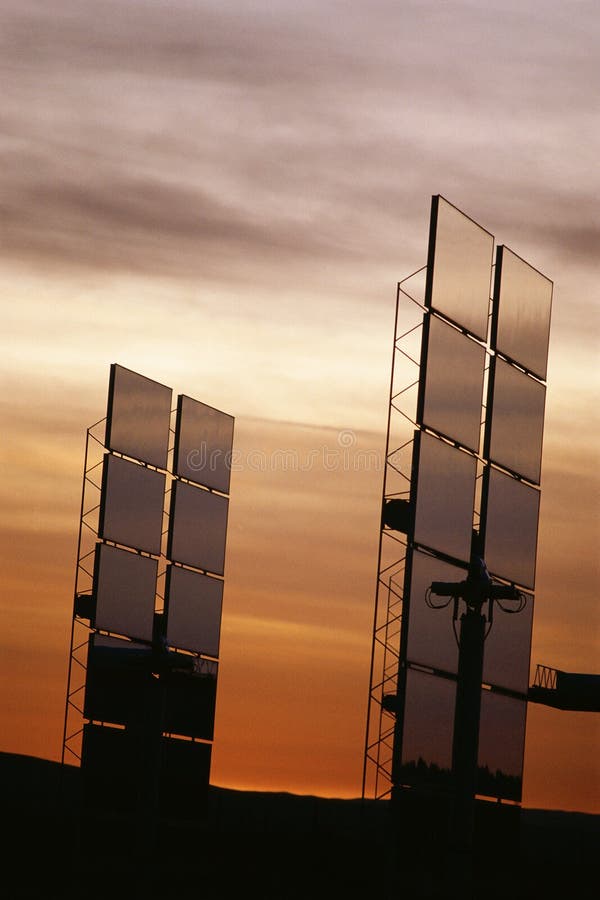 Solar Panels at Solar Energy Plant in California Stock Photo Image of