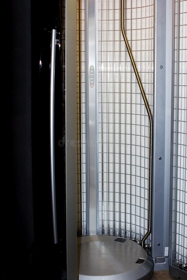 Upright Tanning Bed stock photo. Image of private, brown 1655432