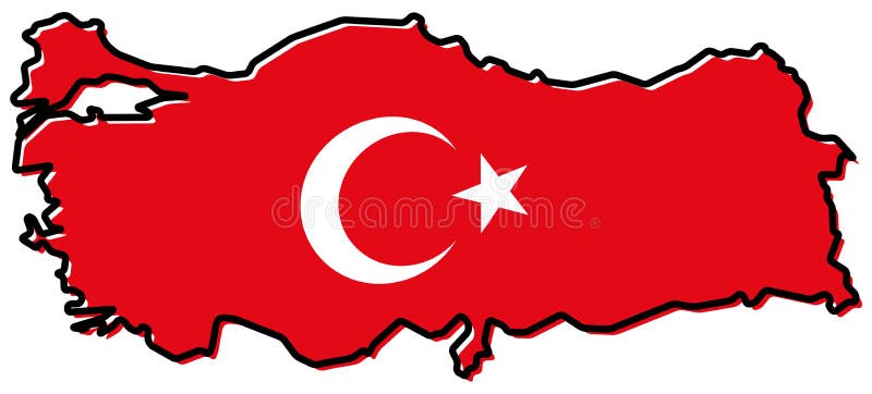 Uproszczona mapa Indyczy kontur z nieznacznie przegiętą flagą, ilustracja wektor Uproszczona mapa Indyczy kontur z nieznacznie przegiętą flagą, ilustracja wektor