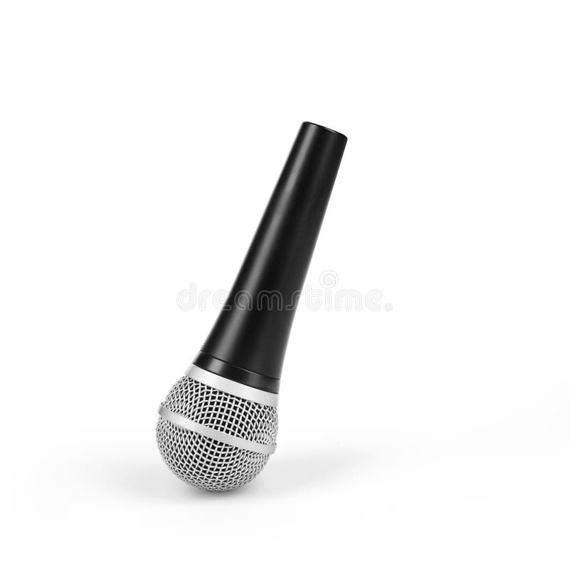 Microphone On Stand Cutout, Stock Image Image of sing, microphone