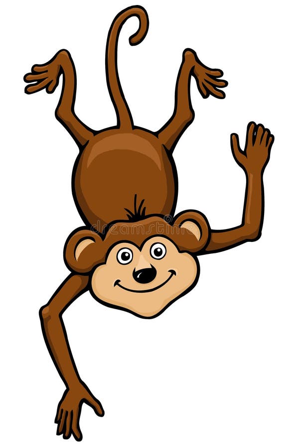 Upside Down Monkey Stock Illustrations 114 Upside Down Monkey Stock
