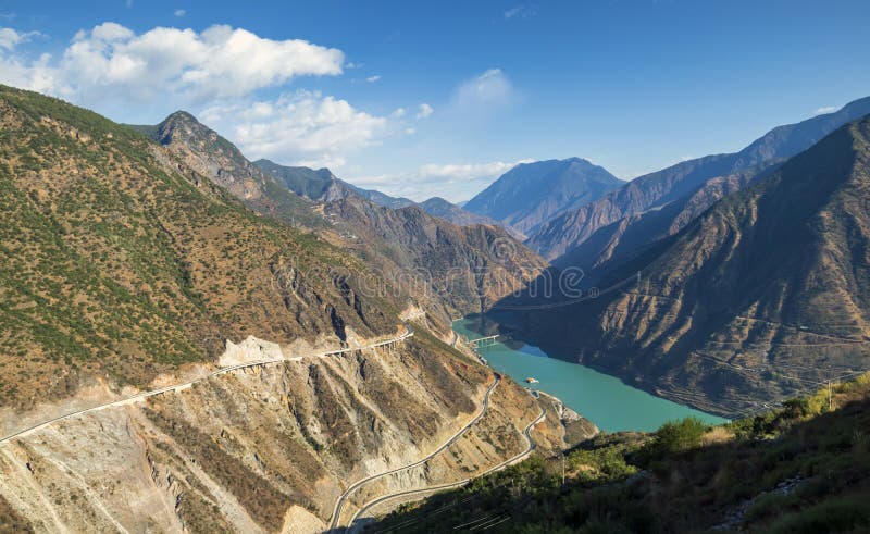 Dense forest and rushing river, Diaoshui Lake, Jingpo Lake National  Geopark, Mudanjiang, Heilongjiang Province, China Stock Photo - Alamy