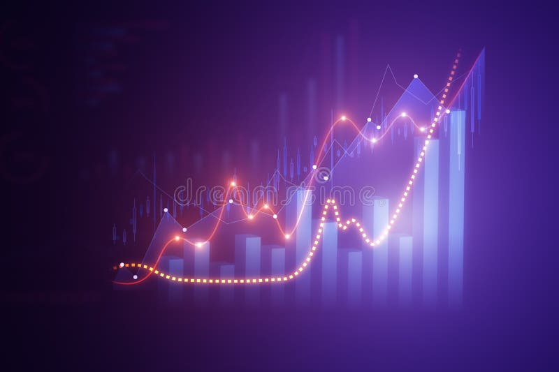 Upward Trend and Profit Analysis Graph Concept. Stock Illustration ...