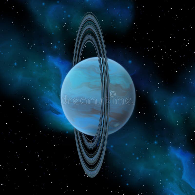Uranus-Planet vektor abbildung Uranus-Planet vektor abbildung