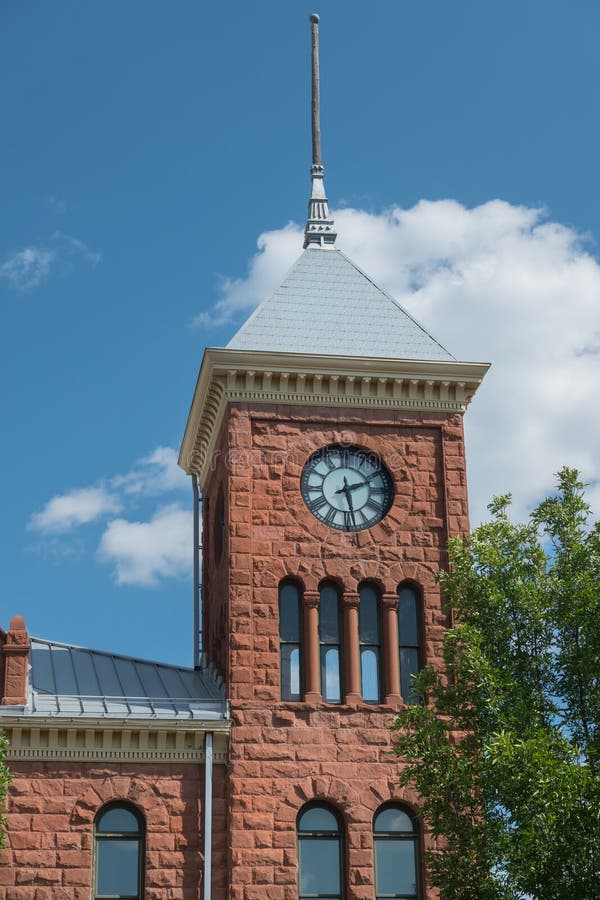 Clock at Historic Union Station Kansas City Missouri Stock Photo