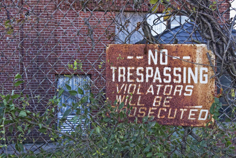 Urban Automotive Blight IX No Trespassing