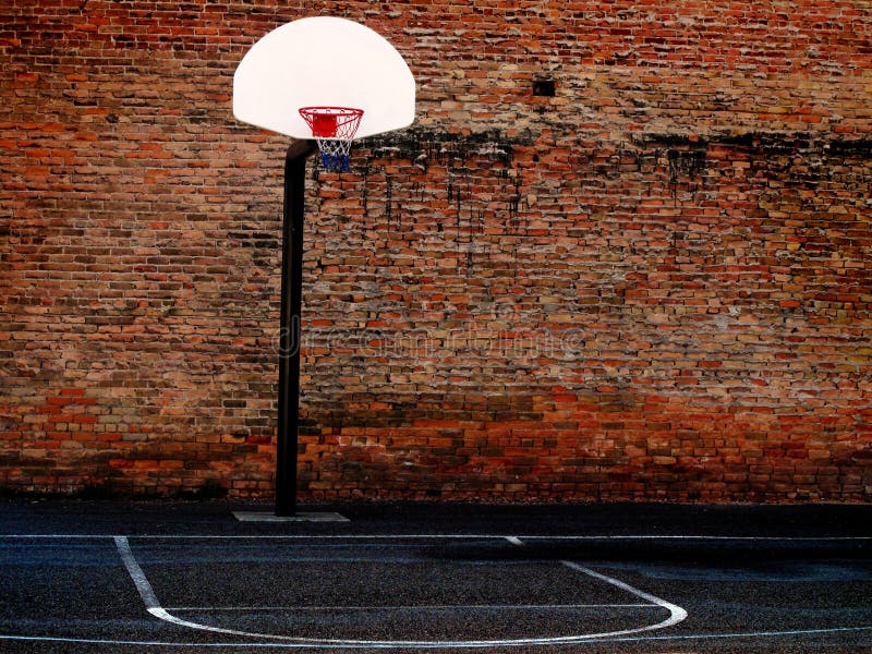 Urban Basketball Court stock photo. Image of ghetto, basketball 22040182