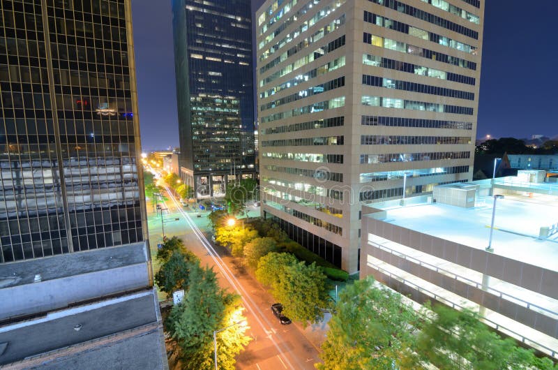 Urban Birmingham, Alabama stock image