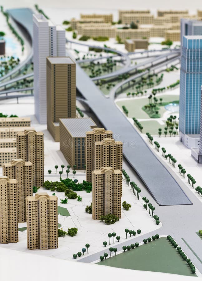 City model stock image. Image of modern, community, concept 154338605