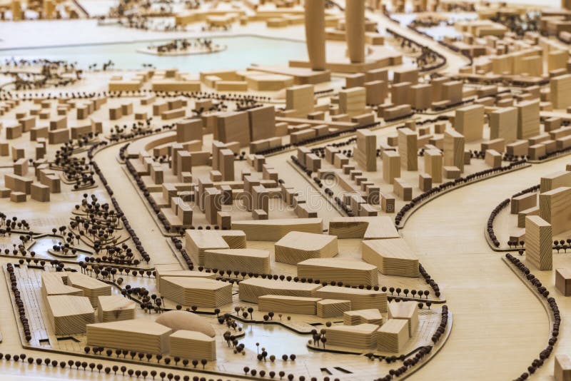 City model stock image. Image of courtyard, planning 154339283