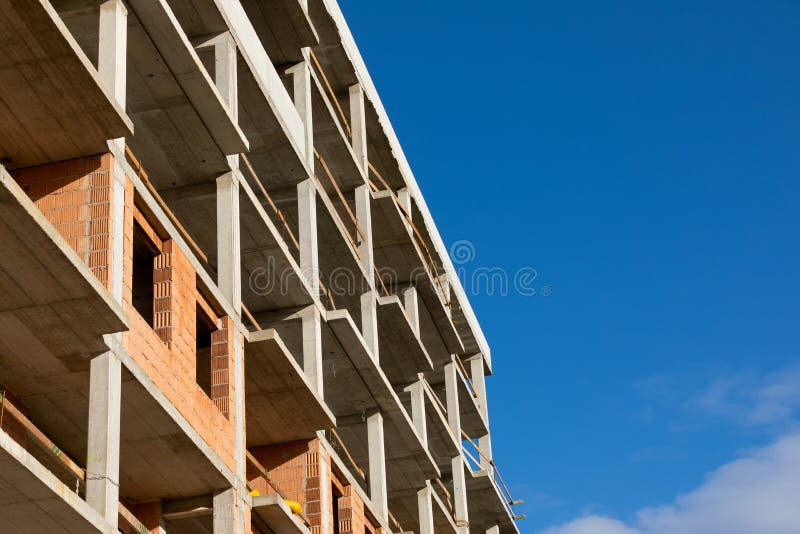 Urban construction site stock photo. Image of flat, housing 234700650