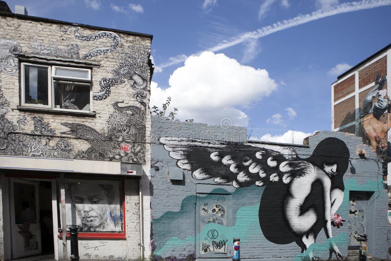 urban graffiti near Brick lane East London. royalty free stock photo urban graffiti near Brick lane East London. royalty free stock photo