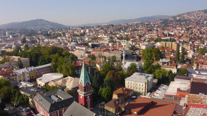 Urban landscape of Sarajevo