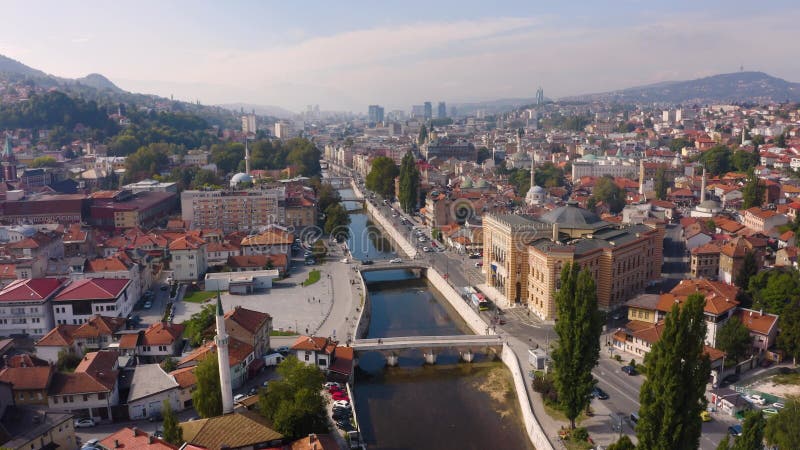 Urban landscape of Sarajevo