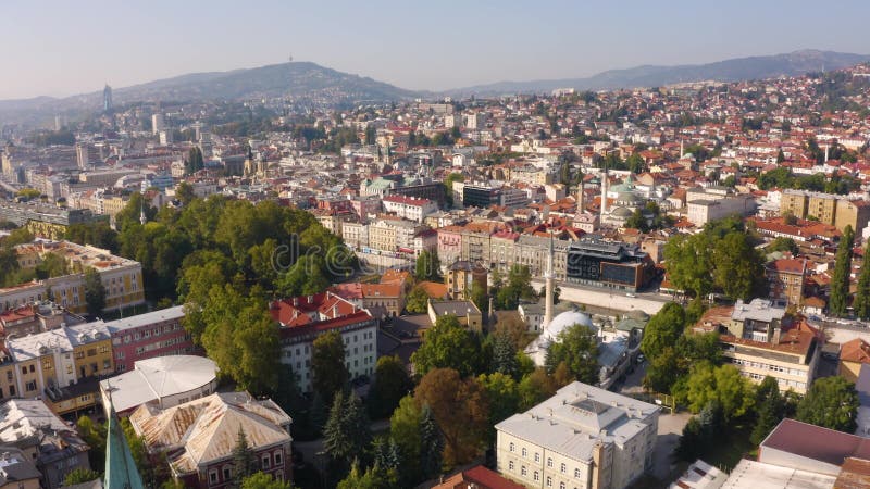 Urban landscape of Sarajevo
